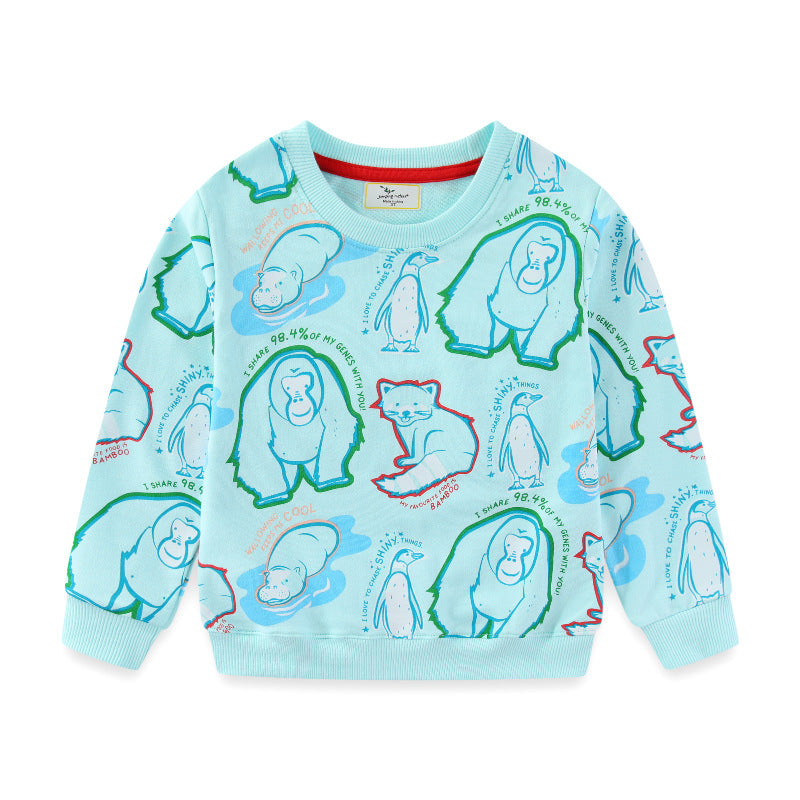 Boys sweatshirt with animal motif Mune Fashion