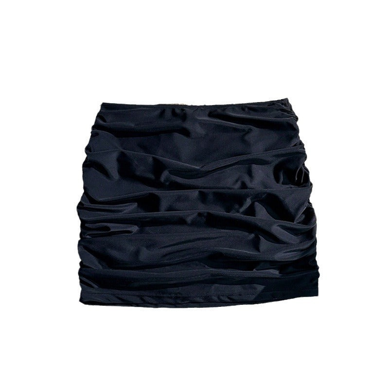 Ladies High Quality Ruffle Shorts with Elastic Waistband Mune Fashion