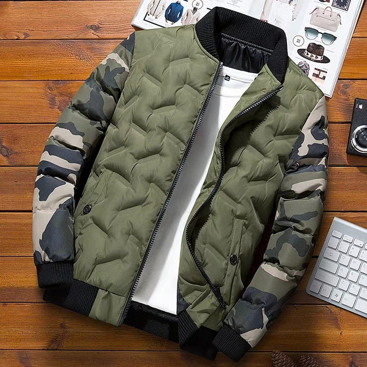 Men's Fashion Transitional Jacket in Camouflage Style Mune Fashion