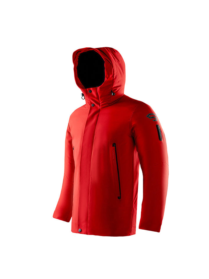 Men's Waterproof Softshell Jacket with Hood, Welded Seams and Premium Zippers Mune Fashion