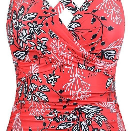 Women's swimsuit with wrap cut and figure-flattering design Mune Fashion