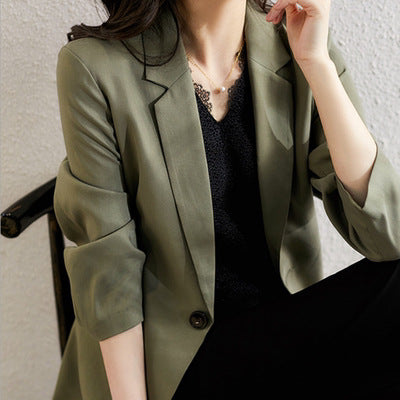 Women Elegant Blazer with Modern Accents Mune Fashion