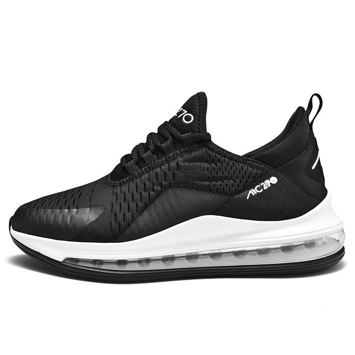 Men's Modern Air-Cushion City-Run Sneaker with Ventilated Mesh and TPU Support Structure Mune Fashion
