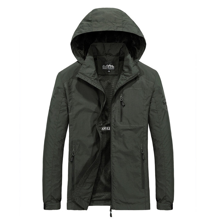 Men's multifunctional outdoor jacket with adjustable hood Mune Fashion