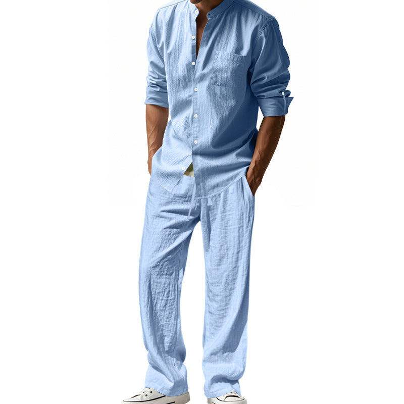 Men's Airy Shirt and Pants Set Mune