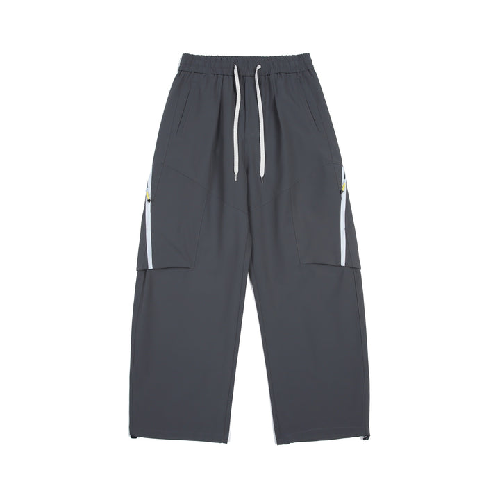 Men's Technical Cargo Training Pants with Elastic Waistband and Zipper Pockets Mune Fashion