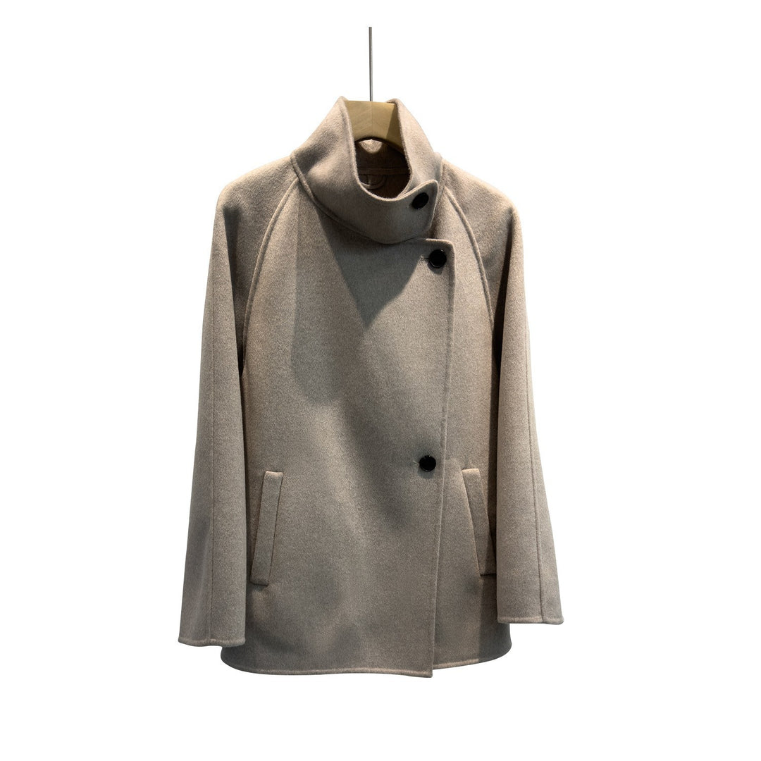 Women luxurious wool blend coat Mune Fashion