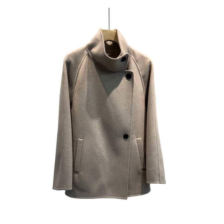Women luxurious wool blend coat Mune Fashion