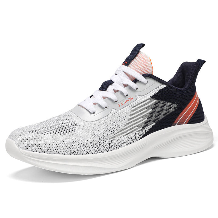 Men's modern performance running sneaker with seamless knitted upper, sock-like entry, and reactive EVA cushioning Mune Fashion