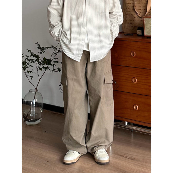 Men's Practical Cargo Pants with Adjustable Waist Mune Fashion