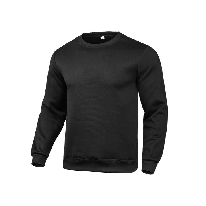 Men's nan classic round neck sweatshirt with soft fleece inner lining, ribbed hem, and reinforced seams Mune Fashion