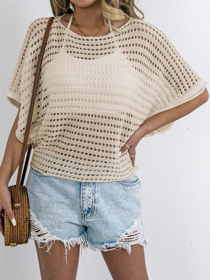 Ladies airy mesh T-shirt Mune Fashion