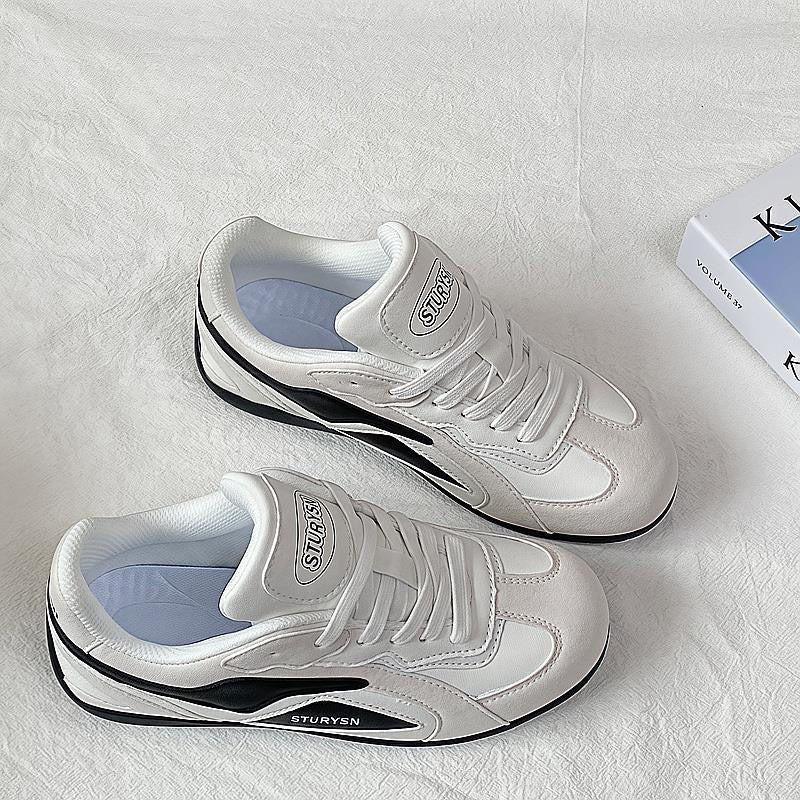 Ladies Retro-Inspired Sneakers with Breathable Upper Material Mune Fashion