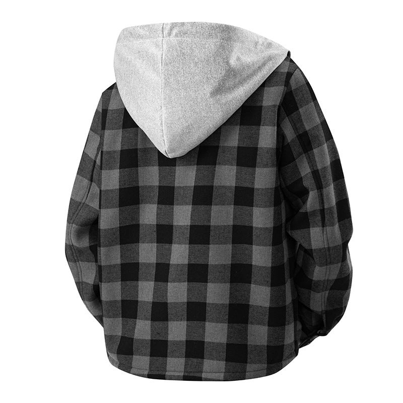 Men's Stylish Flannel Jacket with Fleece Lining Mune Fashion