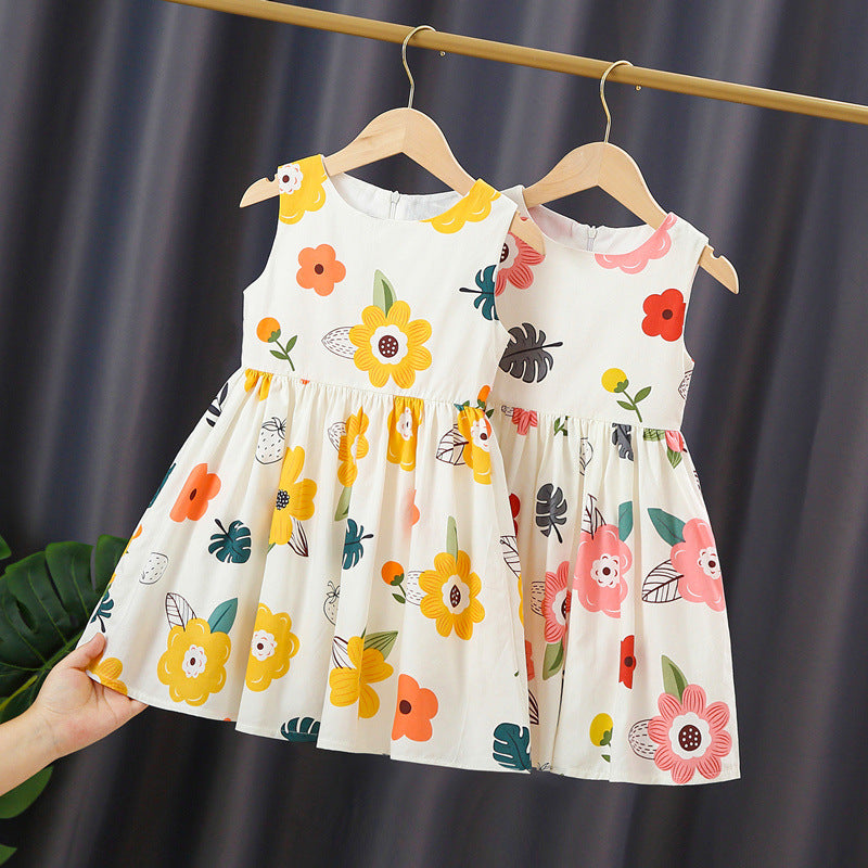 Girls summer dress with colorful polka dot design Mune Fashion