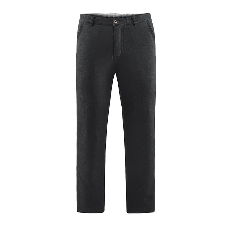 Men's tailored chinos with straight leg, belt loops & welt seam Mune Fashion