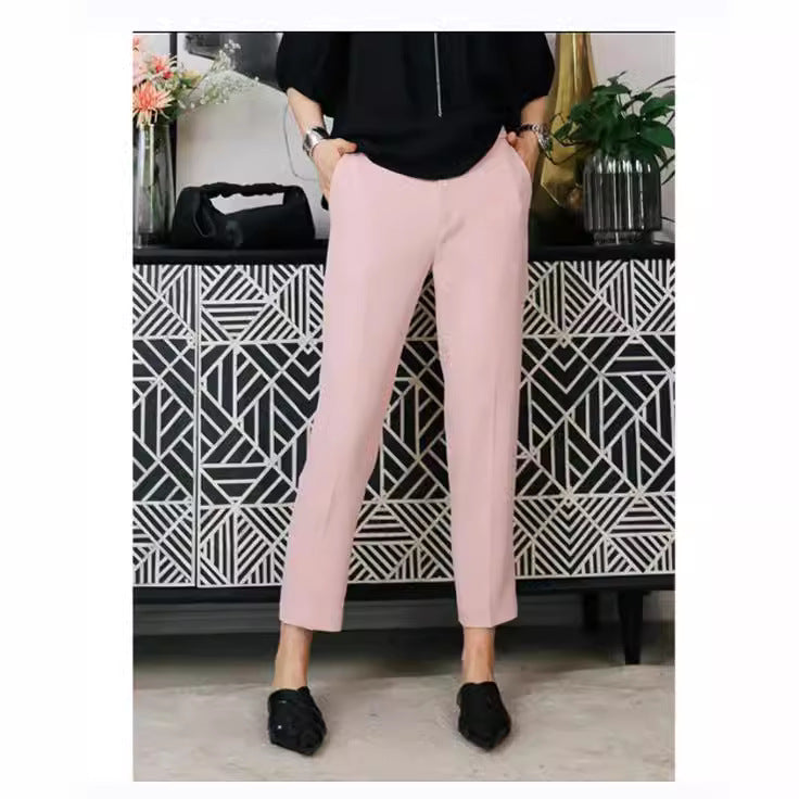 Women High-Waisted Business Pants Mune Fashion