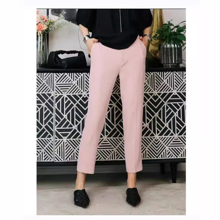 Women High-Waisted Business Pants Mune Fashion