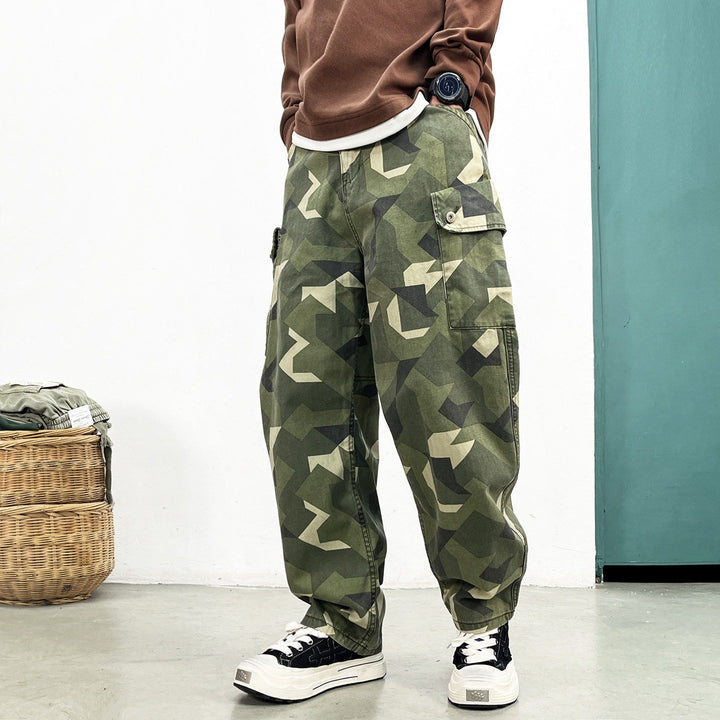 Men's Cargo Pants in Modern Camouflage Style Mune Fashion