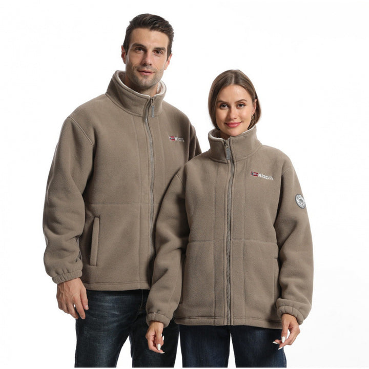 Men's Soft Fleece Jacket with Zipper Mune Fashion