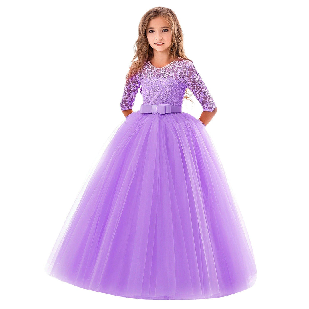 Women’S Princess Dress with Lace Top and Tulle Skirt Mune