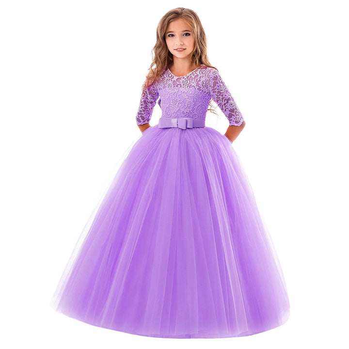 Women’S Princess Dress with Lace Top and Tulle Skirt Mune