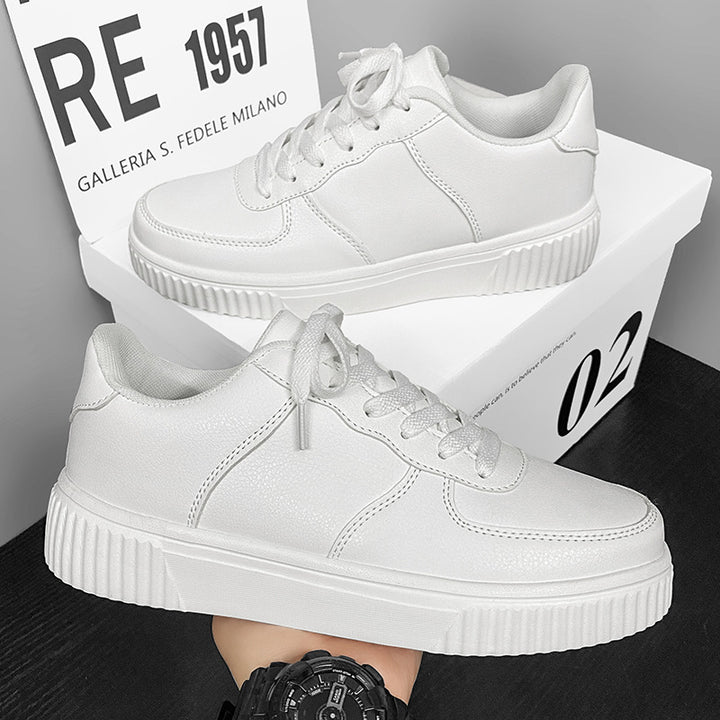 Unisex Platform Low-Top Sneaker with padded entry and textured rubber outsole Mune Fashion