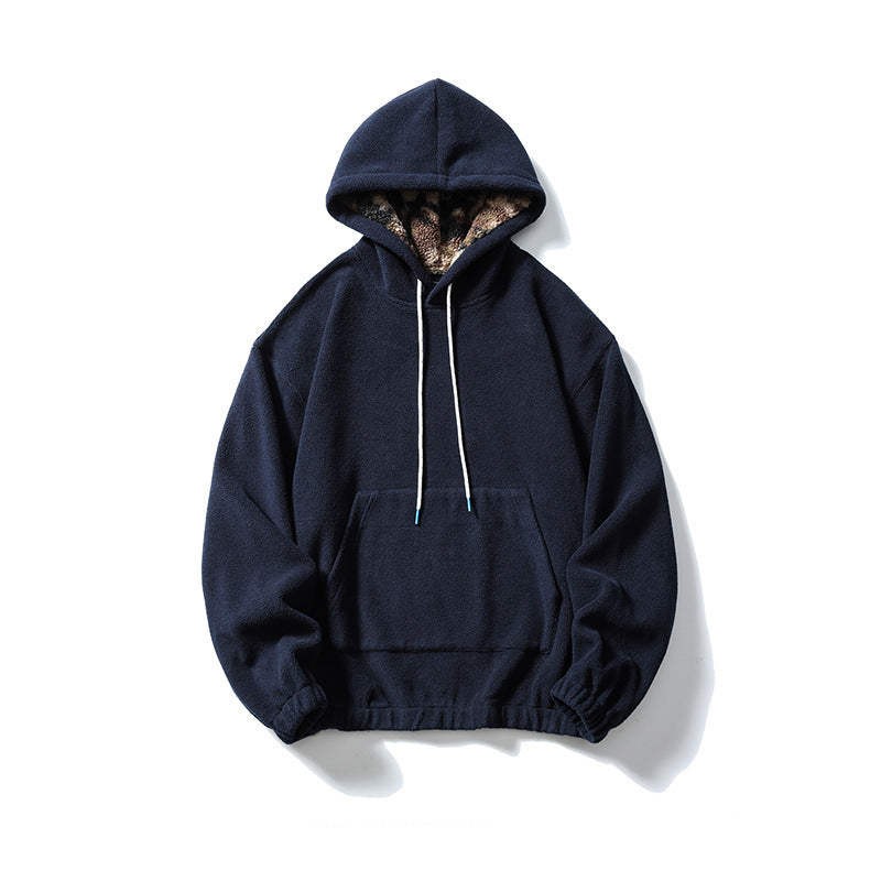 Unisex Oversize-Fleece-Hoodie with teddy lining, kangaroo pocket and elastic hem Mune Fashion