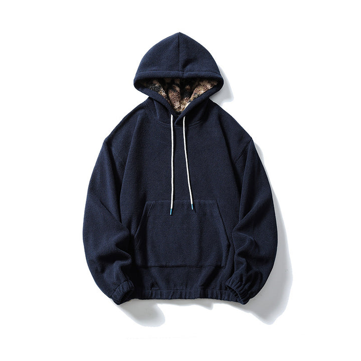 Unisex Oversize-Fleece-Hoodie with teddy lining, kangaroo pocket and elastic hem Mune Fashion