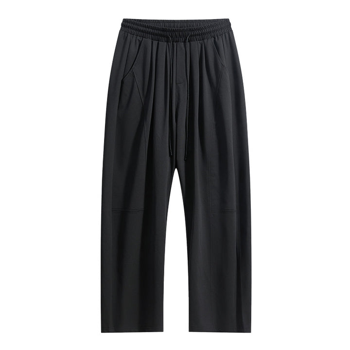 Men's Sporty Training Pants with Practical Drawstring Mune Fashion