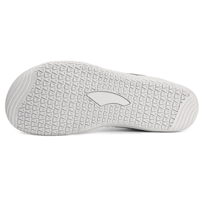 Unisex nan minimalist city sneaker with fine mesh textile upper, padded instep and flexible rubber outsole Mune Fashion