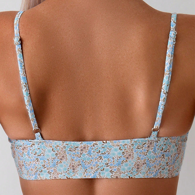 Women's Bikini Set with Floral Design and Refined Details Mune Fashion
