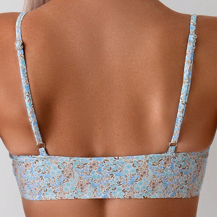 Women's Bikini Set with Floral Design and Refined Details Mune Fashion
