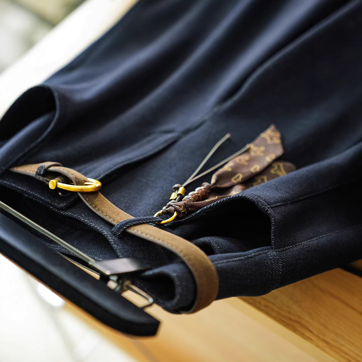 Women's Comfortable and Stylish Pants with Belt Mune Fashion