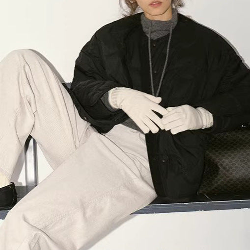 Women's reversible jacket with high collar Mune Fashion