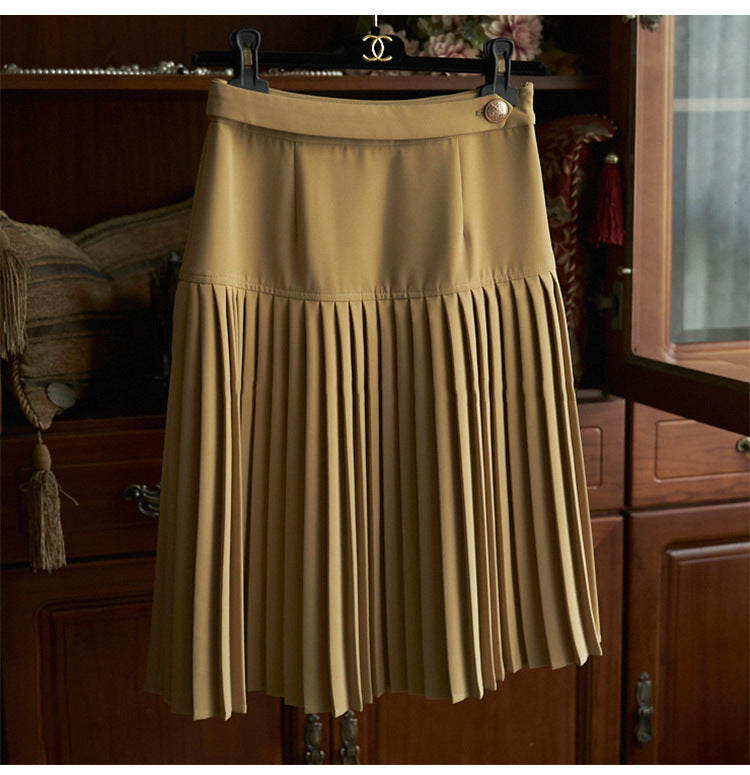 Women Pleated Skirt with Elegant Design Mune Fashion