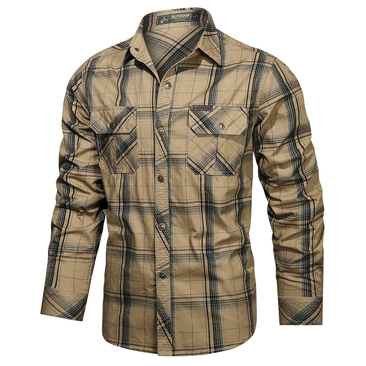 Men's Checked Flannel Shirt