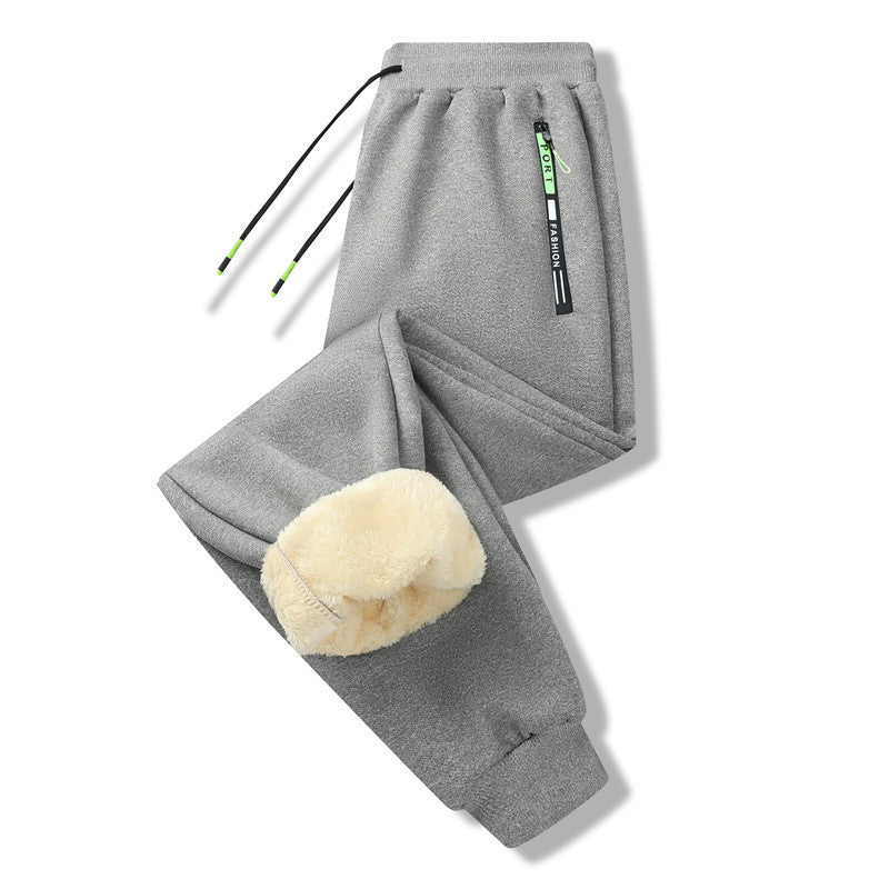Men's sporty jogging pants with fleece lining Mune Fashion