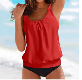 Women’s casual top with gathered hem Mune Fashion