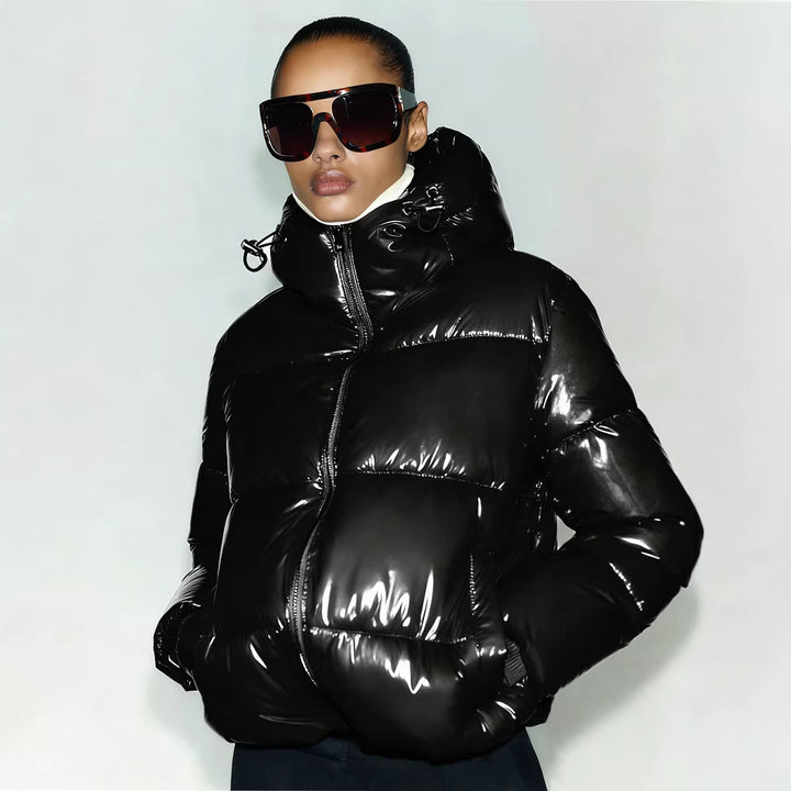 Women Stylish Down Jacket with Hood