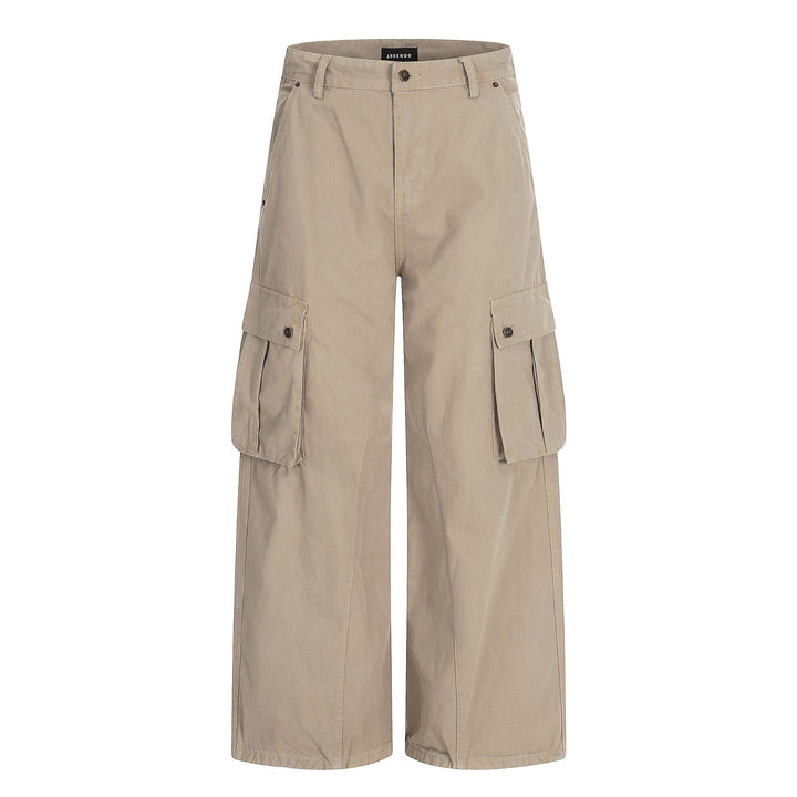 Women Wide Cargo Culotte Shorts with Patch Pockets Mune Fashion
