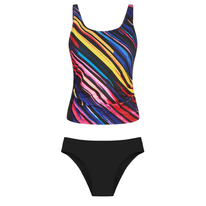 Women's bikini set with floral top and classic bottom Mune Fashion