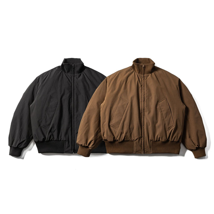 Men's boxy padded short jacket with ribbed collar and ergonomic side pockets Mune Fashion