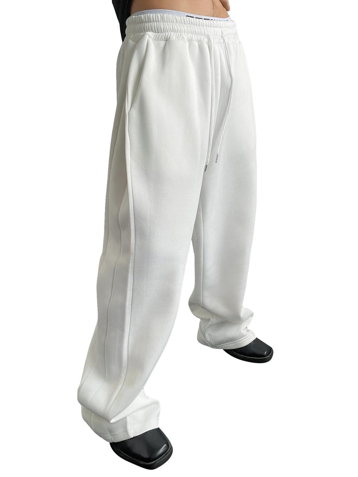 Men's loose oversized jogging pants with elastic waistband and drawstring Mune Fashion