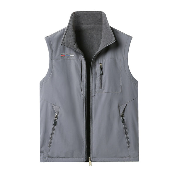 Men Warm Lined Outdoor Vest Mune Fashion