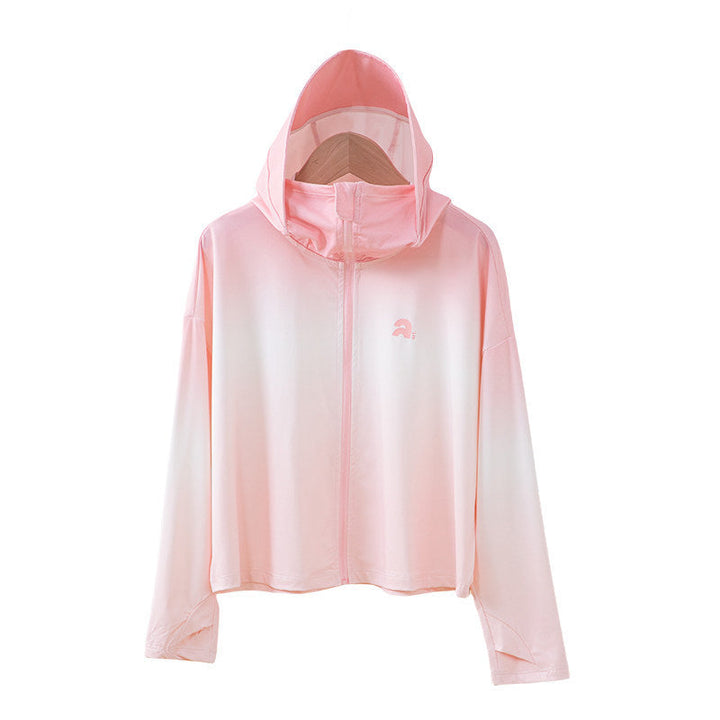 Women's lightweight hoodie jacket with UV protection, quick-drying sports jacket with zipper Mune Fashion
