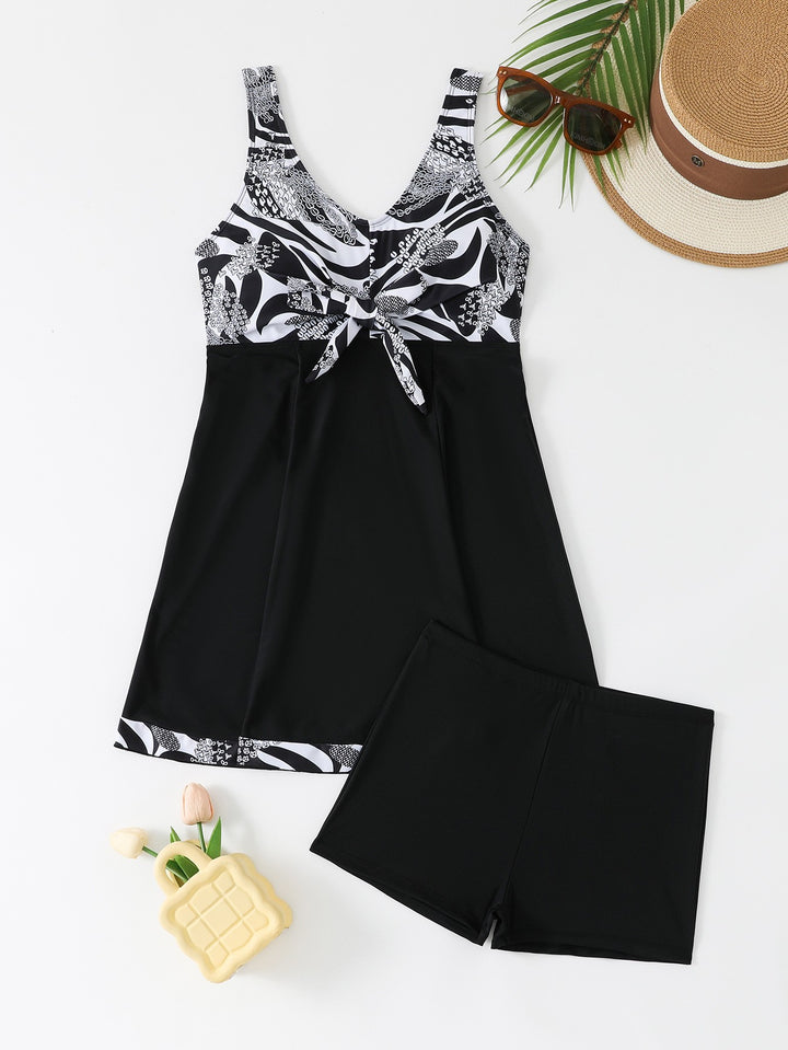 Women’s Swim Dress with Short Integration Mune Fashion