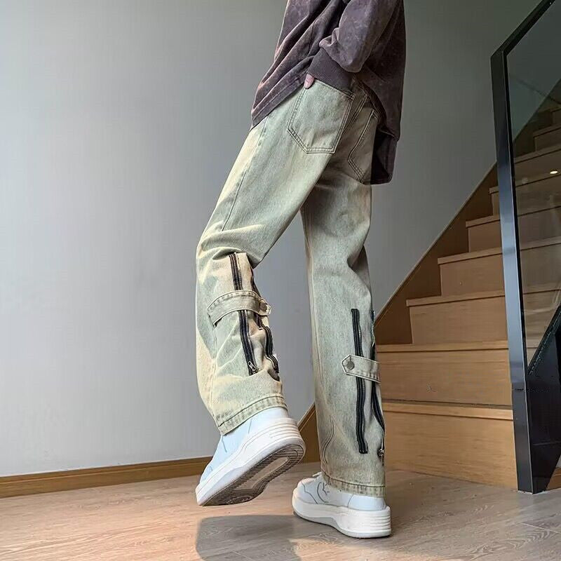 Men's Fashion Cargo Pants with Zipper Details Mune Fashion
