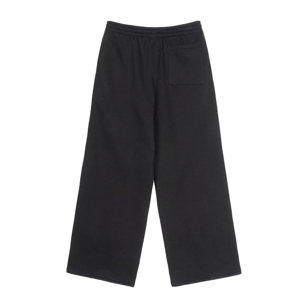 Women's wide high-waisted sweatpants with drawstring and straight leg Mune Fashion