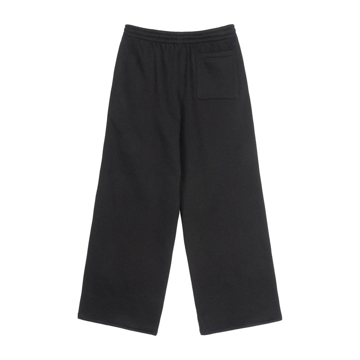 Women's wide high-waisted sweatpants with drawstring and straight leg Mune Fashion
